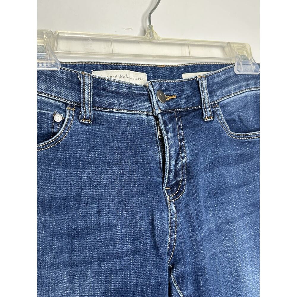 Pilcro and The Letterpress Parallel Low Rise Jeans Size 27 Stretch - Picture 3 of 6